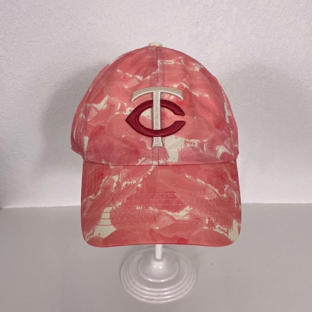 Minnesota‎ Twins Pink & White Patterned TC Baseball Hat